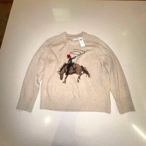 Abercrombie & Fitch Cowboy Sweater, Size M, NWT